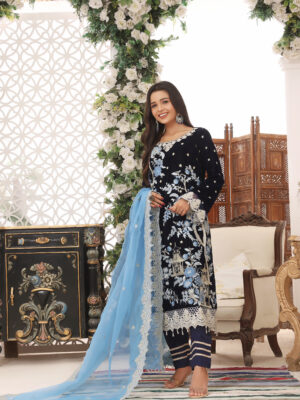 Hadiaeman Embroidered Velvet Collection 23'