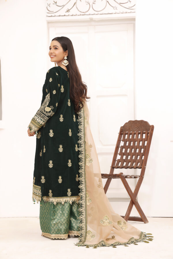 Hadiaeman Embroidered Velvet Collection 23' - Image 2